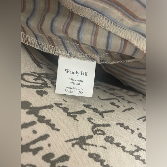 Anthropologie Wendy Hil button up top SZ Small NWT - Picture 11 of 12